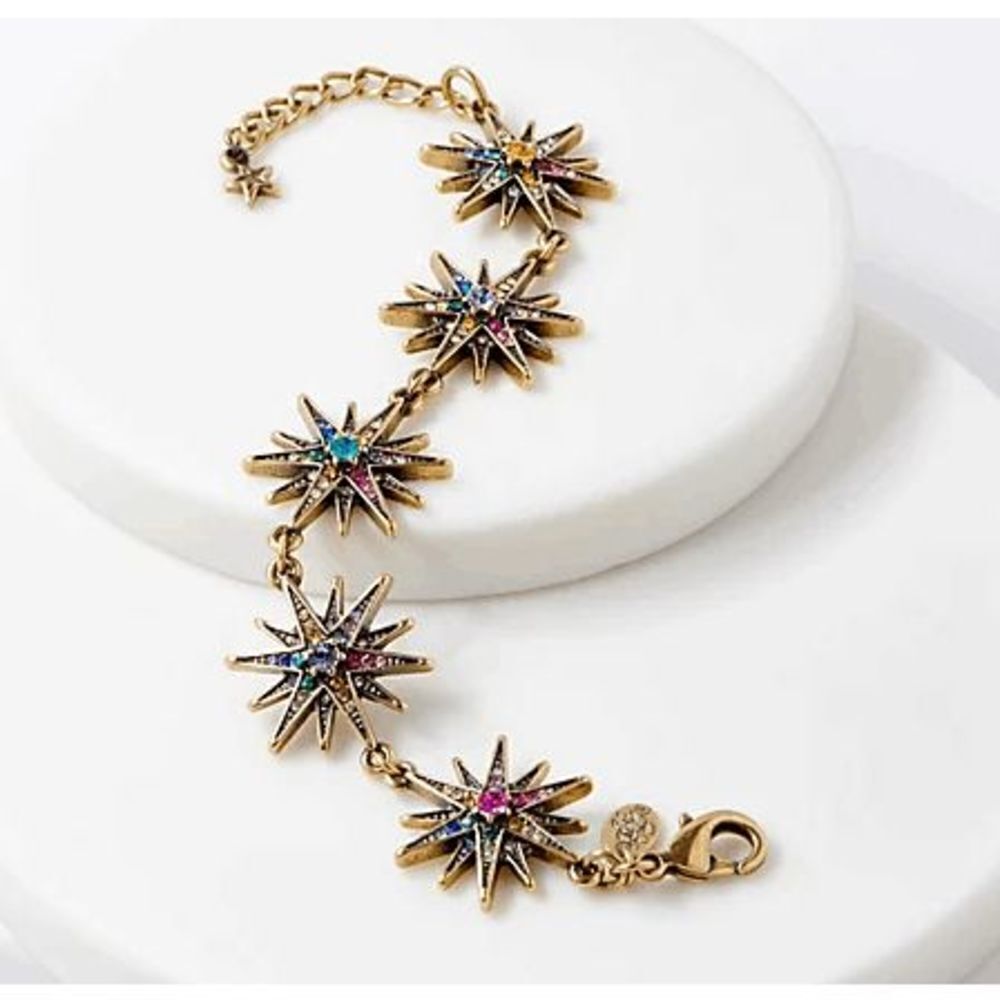 Kirks Folly Rainbow Twinkle Star Bracelet